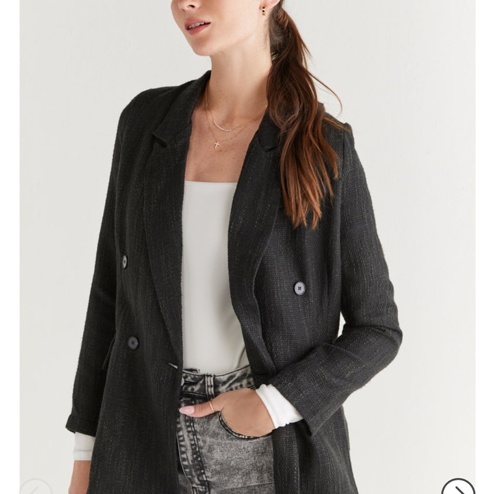 Francesca's Margot Tweed Blazer